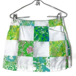 Lilly Pulitzer January Skort Resort White Lioness